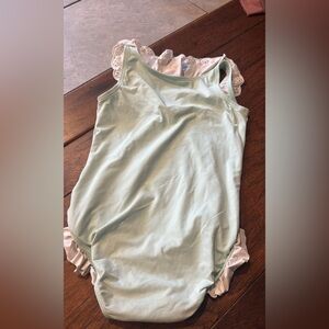 The Beaufort Bonnet Company Girls One-Piece Swimsuit in Light Mint